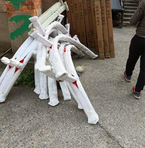 smc室外乒乓球台，国标尺寸，不怕风吹雨打...