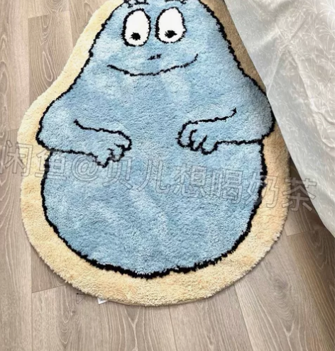 ins卧室床边毯巴巴布莱特联名仿羊绒可机洗...