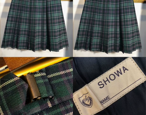 正统校供JK半身裙日本古着vintage校...