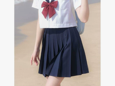 jk制服裙正版白三本基础款班服学院风长裙全...