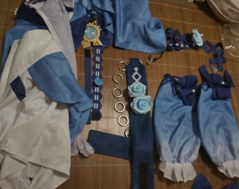 和顺动漫原神琴泳装l码，包毛鞋，鞋子38码...