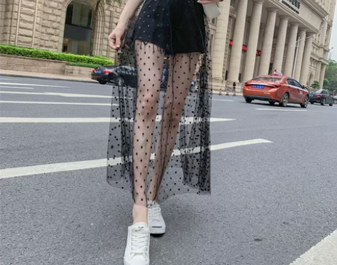 2019秋季新款学院风裤裙学生牛仔短裤女网...