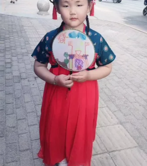 女童汉服中国风古装襦裙儿童超仙飘逸短袖连衣...