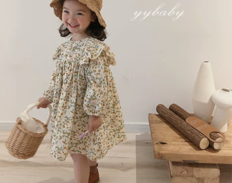 女童连衣裙棉麻儿童裙子长袖春装2020新款...