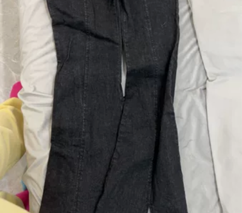 秋季微喇牛仔裤女2021新款弹力修身显瘦提...