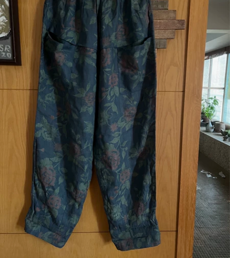 质量特好的棉麻裤 穿一洗一 感兴趣的话点“...