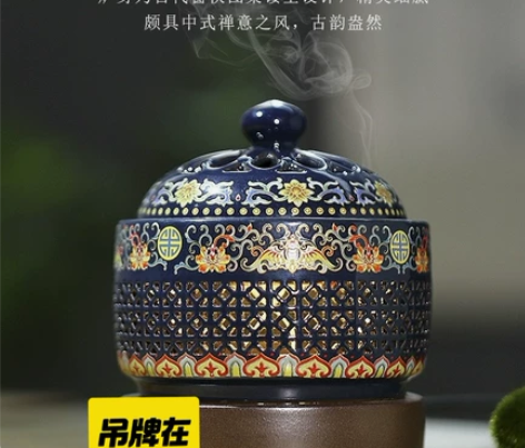 店铺租不起倒闭了，剩余景泰蓝电香炉，琅琊定...