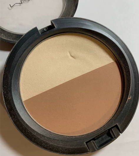 MAC老版双色修容高光饼，老网红，无纸外盒...
