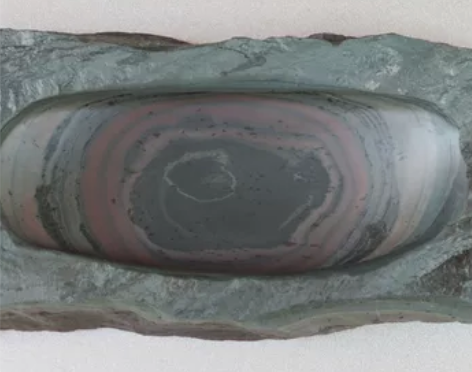 正品肇庆端砚绿端岩:马槽砚12cm*25c...