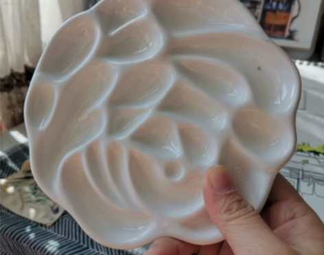 玫瑰花朵调色盘，有小黑点，不影响使用，20...