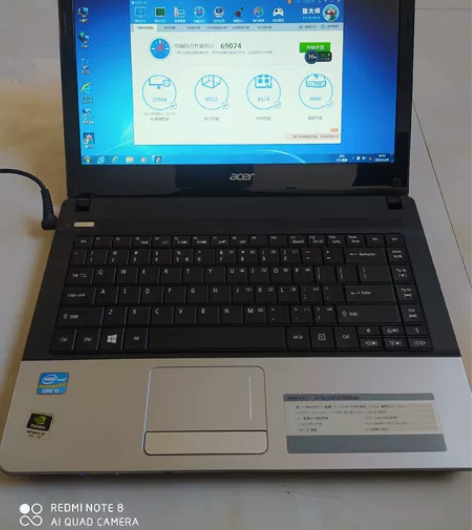 宏基EC-471G笔记本电脑，i5三代1G...