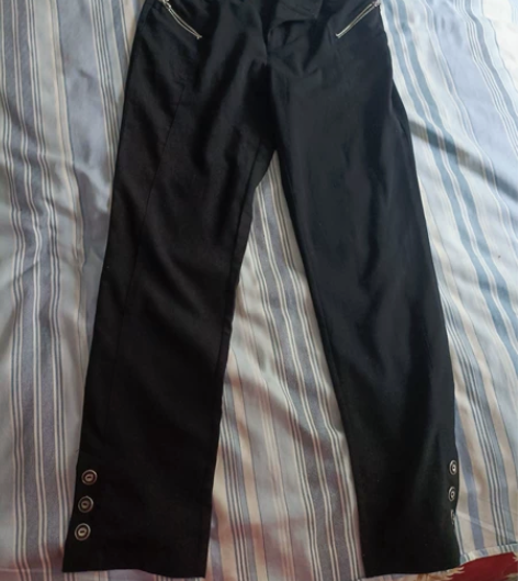 6条打包加肥加大裤子，外贸品牌薄款黑色小脚...