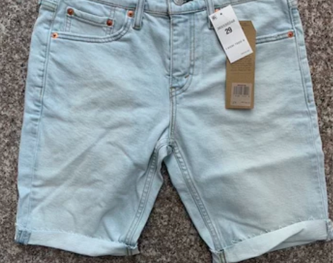 现货Levis/李维斯男511浅蓝色水洗牛...