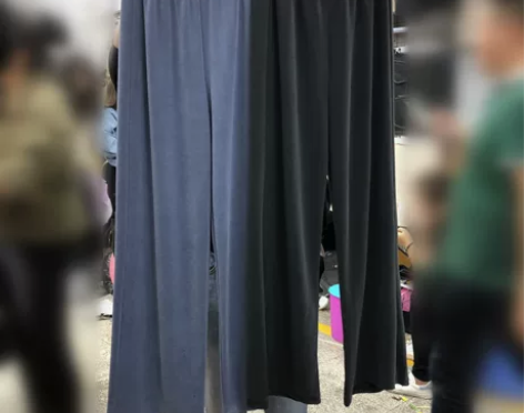 2022新款铜氨丝阔腿裤女夏季chic港味...