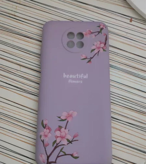 红米NOTE9/5G-液态圆边—草紫色手机...