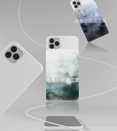 【包邮出】送君千里手机壳前x特2水墨画中国...