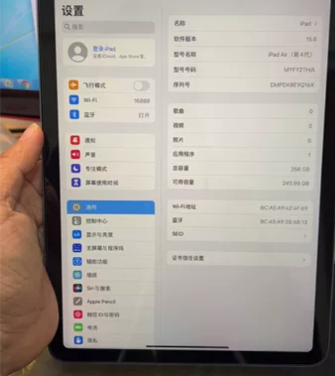 iPad Air4 WiFi版256G（2...
