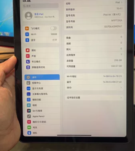 iPad Air4 WiFi版256G（2...