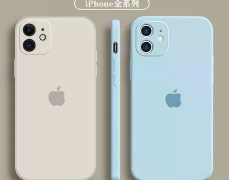ins超火苹果12液态硅胶直边iPhone...