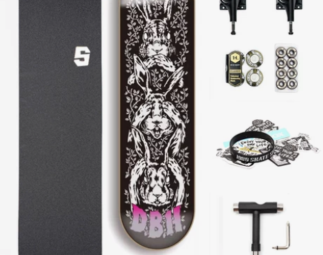 1985滑板DBH青少年初学者双翘板 感兴...