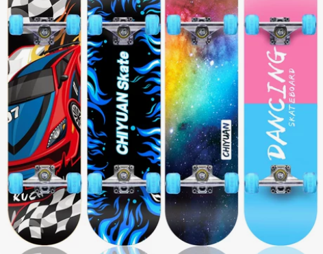 四轮滑板儿童青少年初学者小孩6-12岁8-...