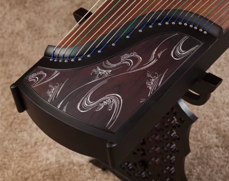 祥音古筝新款高档黑檀木专业演奏考级初学者入...