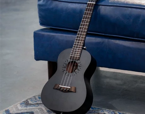 安德鲁23寸黑色桃花心木尤克里里乌克丽丽学...