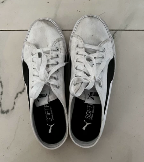 puma 专柜正品无后跟 半拖 女款板鞋 ...