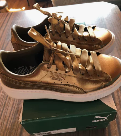 彪马8成新 全皮36码 穿过五六次 鞋...