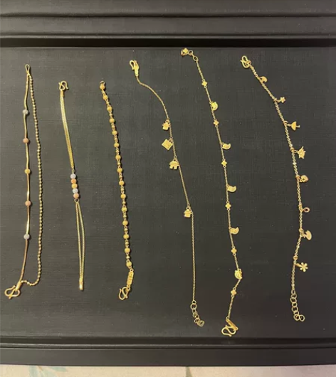 全新黄金手链大合集 喜欢哪个私聊询价因黄金...