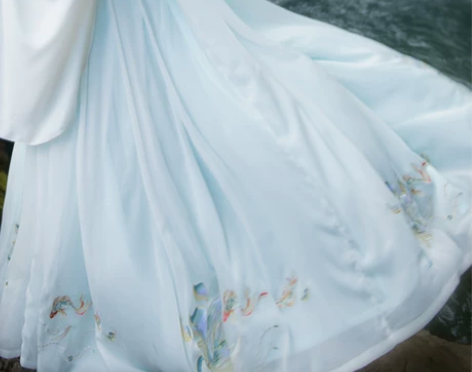 【鲛人】如梦霓裳原创汉服女装齐腰襦裙 6米...