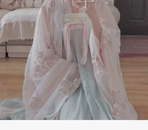 汉服裴玄月 自己配的大袖衫琼花瑶 退坑出保...