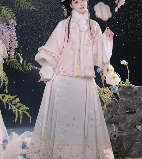 【暖心价】遇兔原创汉服女明制冬袄马面裙加厚...