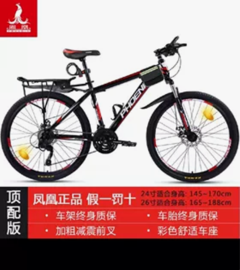 永久山地自行车gt699 原价488元买的...
