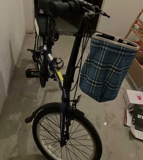 喜得盛折叠自行车，型号w7，99新，150...