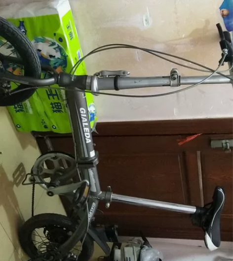 glaleda七速禧玛诺变速折叠自行车14...