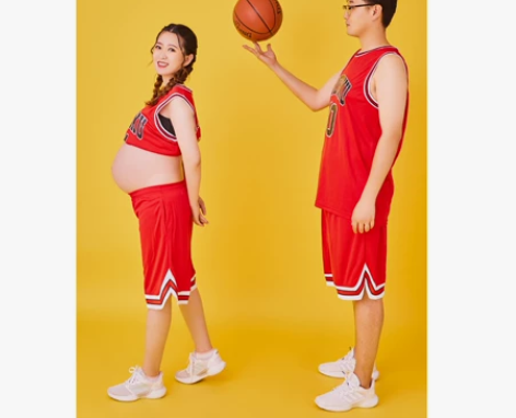 孕妇照！灌篮高手粉的篮球服！拍了真的好看！...