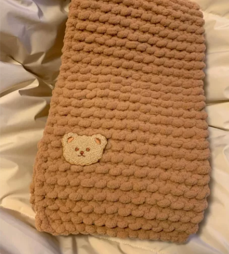 成品28元包邮纯手工代织围巾小熊围巾成品 ...