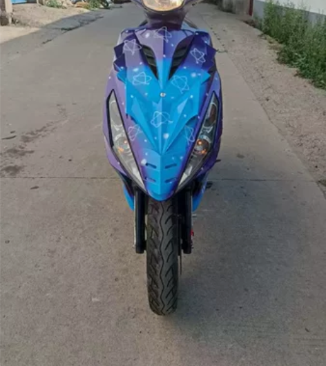 雅马哈鬼火摩托车踏板车整车125cc爆改助...