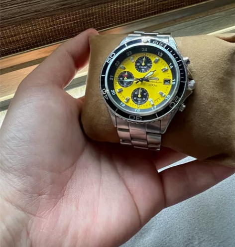 精工 SEIKO 大黄峰 赛车 三眼 计时...