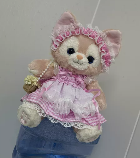 田园风骨架贝尔 花篮粉裙玲娜贝儿 全身骨架...