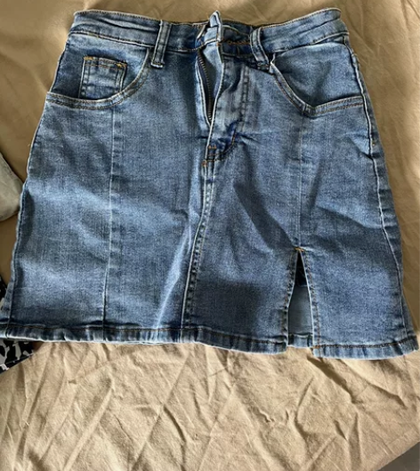 牛仔风半身裙 质量超级好几乎全新S￥29....