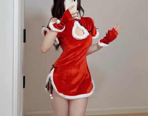 圣诞gogo演出服新款性感夜店dj圣诞装酒...