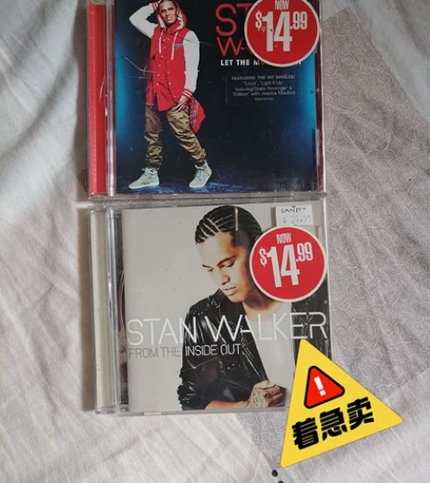 两张Stan Walker的唱片，嘻哈说唱...