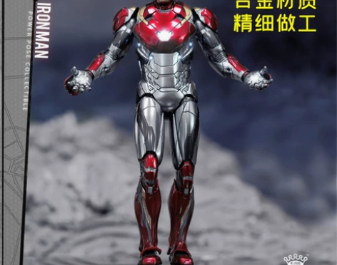 KA 钢铁侠mk47手办合金金属模型限量版...