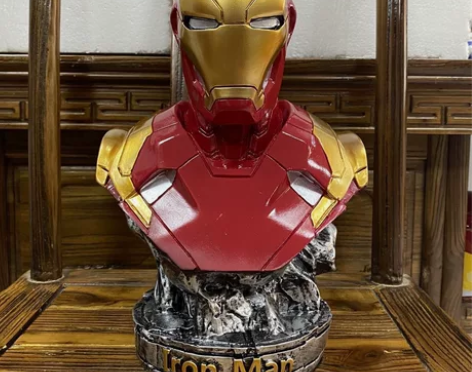 复仇者联盟钢铁侠黑豹大号半身手办摆件雕像生...