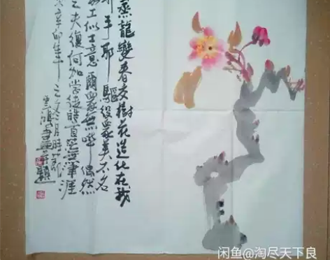 黄七养花鸟小品51*50cm 黄七养，名云...