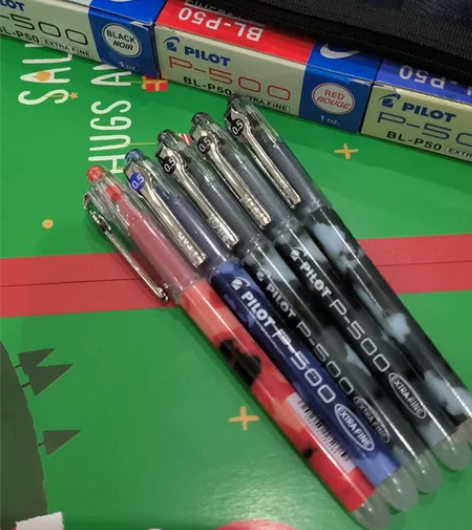 5支组合价／送笔袋，书写常备，网红中性笔p...