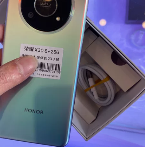 荣耀X30 8+256全套全原在保成色完美...