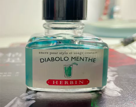 J.HERBIN 钢笔墨水 薄荷苏打水 余...